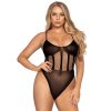 LEG AVENUE - BODYSUIT AND SKIRT SET ONE SIZE