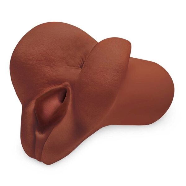 PDX PLUS - PICK YOUR PLEASURE DOUBLE BROWN MASTURBATOR - Image 2