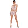 PASSION - WOMAN BS090 WHITE BODYSTOCKING ONE SIZE