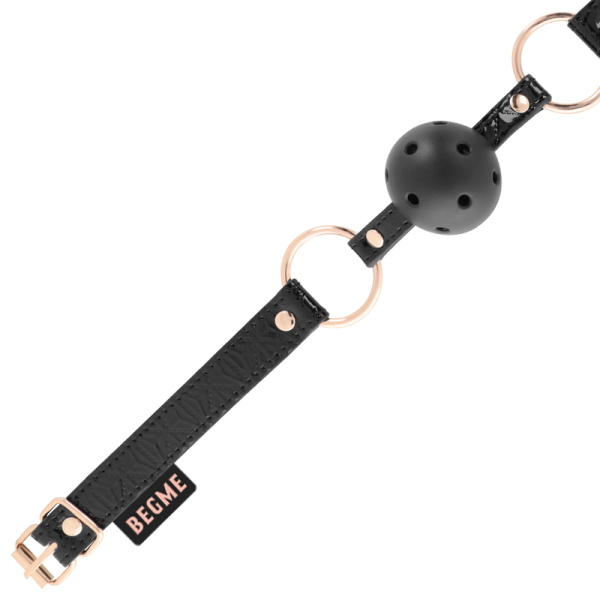 BEGME - BLACK EDITION BALL GAG VEGAN LEATHER - Image 3