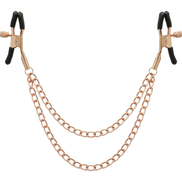 COQUETTE CHIC DESIRE - FANTASY METAL NIPPLE CLIPS WITH CHAIN - Image 4