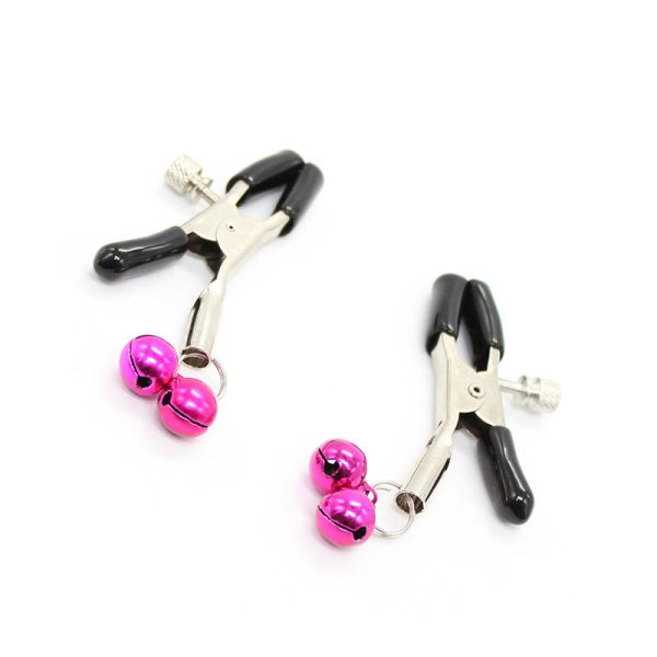 OHMAMA FETISH - NIPPLE CLAMPS WITH PINK BELL - Image 4