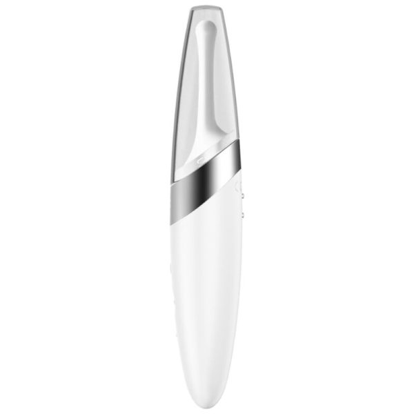 SATISFYER - TWIRLING DELIGHT CLIT TIP VIBRATOR WHITE - Image 2