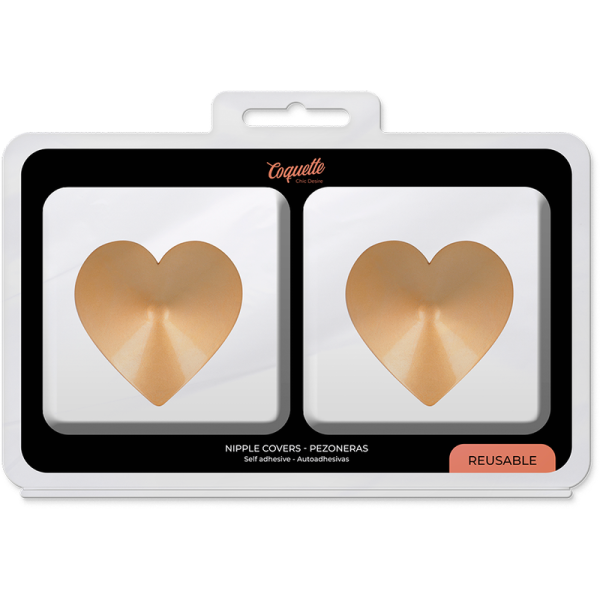 COQUETTE CHIC DESIRE - NIPPLE COVERS GOLDEN HEARTS - Image 5