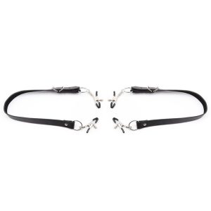 OHMAMA FETISH - CLITORIS CLAMPS WITH LEG STRAPS