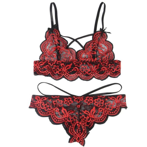 SUBBLIME - SET DOS PIEZAS TOP Y PANTIES ENCAJE S/M - Image 5