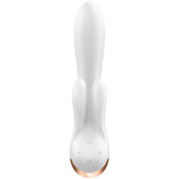 SATISFYER DOUBLE FLEX VIBRADOR APP - BLANCO - Image 3