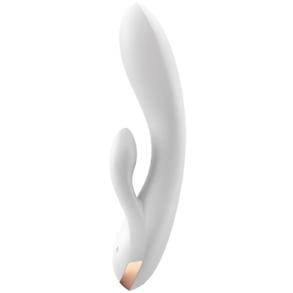 SATISFYER DOUBLE FLEX VIBRADOR APP - BLANCO - Image 2
