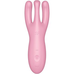 SATISFYER THREESOME 4 VIBRADOR APP - ROSA