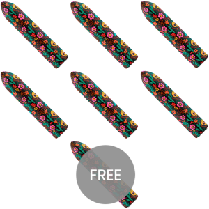 CUSTOM BULLETS - RECHARGEABLE SKULL MAGNETIC BULLET 10 INTENSITIES 6 + 1 FREE