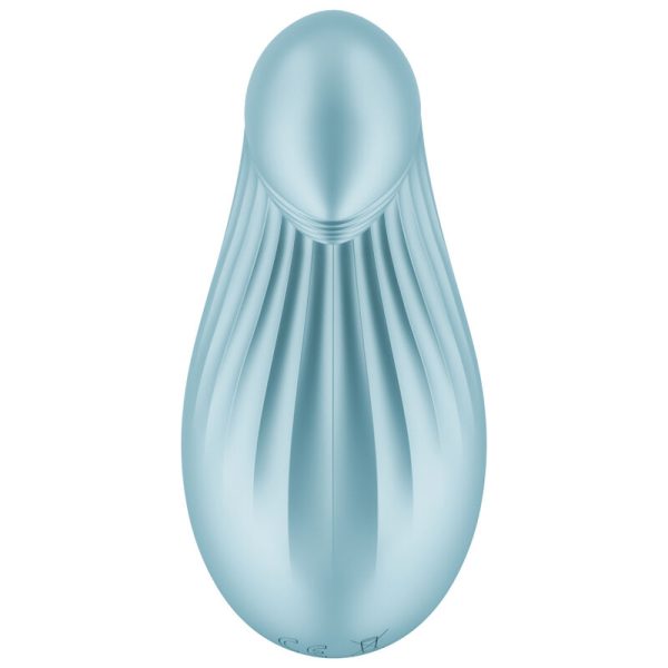 SATISFYER - DIPPING DELIGHT VIBRADOR LAY-ON AZUL - Image 3