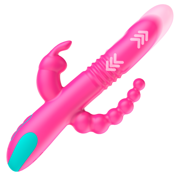 HAPPY LOKY - DONALD TRIPLE STIMULATION: ANAL, G-SPOT  CLITORAL WATCHME WIRELESS TECHNOLOGY COMPATIBLE