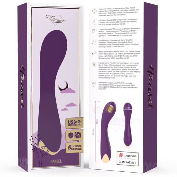 TREASURE - HANSEL G-SPOT VIBRATOR WATCHME WIRELESS TECHNOLOGY COMPATIBLE - Image 2