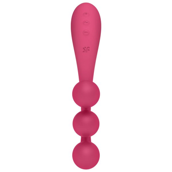 SATISFYER - TRI BALL 1 MULTI VIBRATOR RED - Image 2