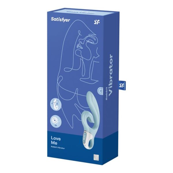 SATISFYER - LOVE ME VIBRADOR RABBIT ROJO - Image 5