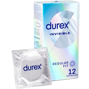 DUREX - ULTRA THIN INVISIBLE CONDOMS 12 UNITS