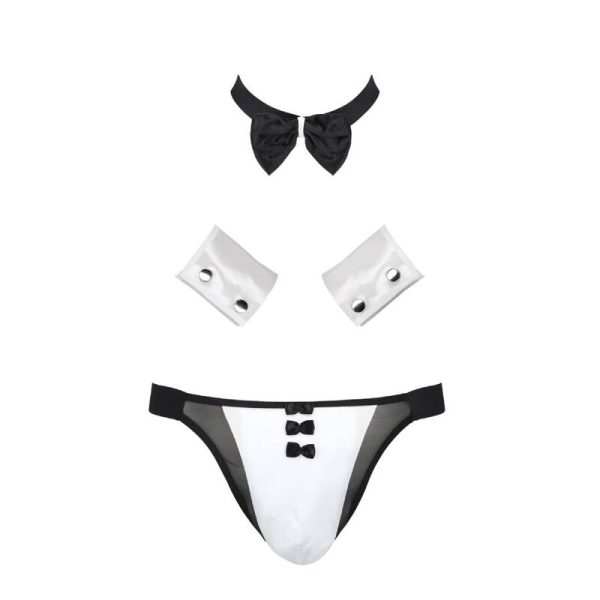PASSION - 036 SLIP ALFROJO NEGRO S/M - Image 5