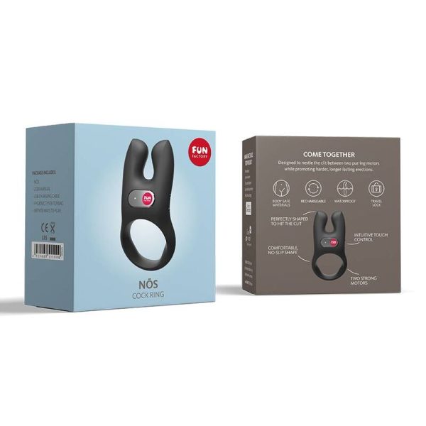 FUN FACTORY - NOS VIBRATING COCK RING BLACK - Image 5