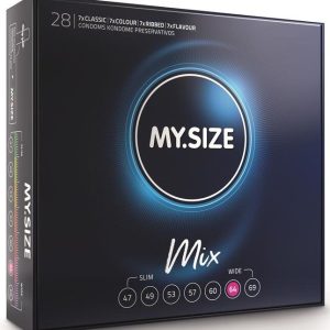 MY SIZE - MIX CONDOMS 64 MM 28 UNITS
