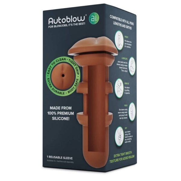 AUTOBLOW - AI ANUS SLEEVE BROWN - Image 4