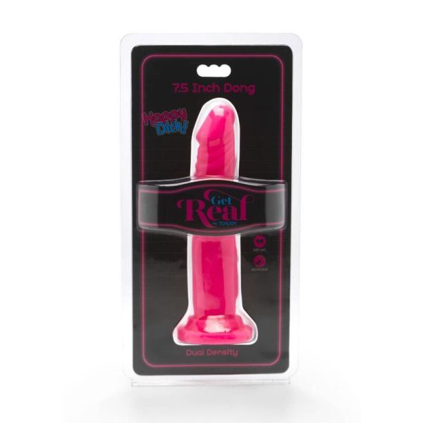 GET REAL - HAPPY DICKS DONG 19 CM PINK - Image 2
