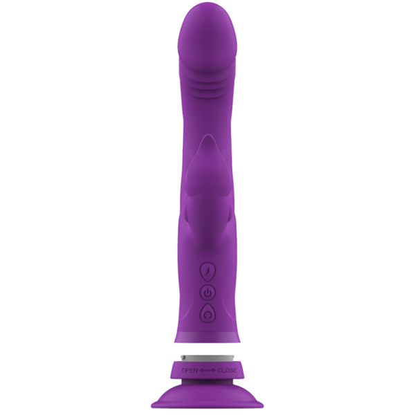 INTENSE - CASANOVA RABBIT SILICONE VIBRATOR TRIPLE MOTOR PURPLE - Image 5
