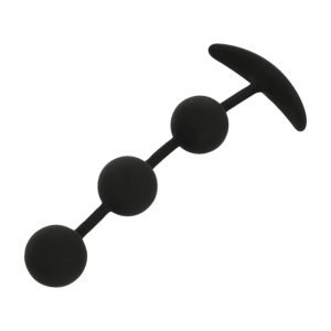 BLACKSILVER - HARRY ANAL ROSARY 3 SILICONE SPHERES 14 CM