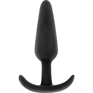 BLACKSILVER - HANSEL SILICONE ANAL PLUG WITH SMALL HANDLE