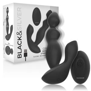 BLACKSILVER - CORA ANAL PLUG SILICONE REMOTE CONTROL