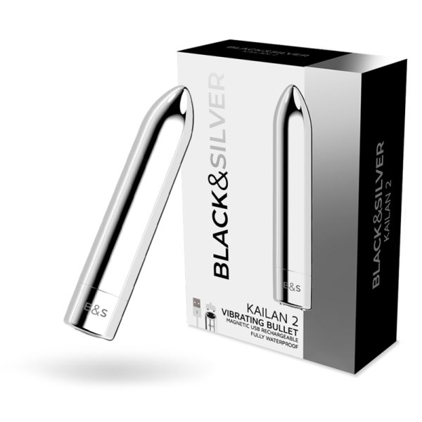 BLACKSILVER - KAILAN 2 SILVER VIBRATING MAGNETIC BULLET - Image 2