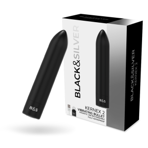 BLACKSILVER - KERNEX 2 BLACK VIBRATING MAGNETIC BULLET