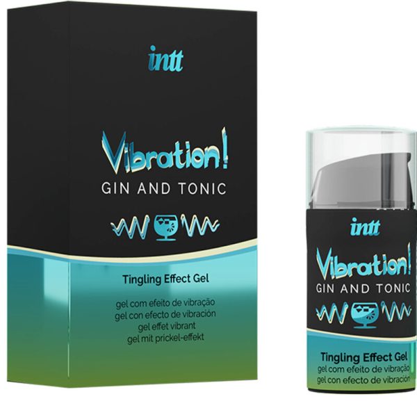 INTT - POWERFUL INTIMATE STIMULANT LIQUID VIBRATOR GEL GIN  TONIC 15ML - Image 2