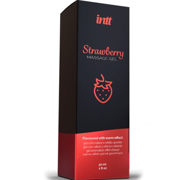 INTT MASSAGE  ORAL SEX - HOT EFFECT STRAWBERRY FLAVOR MASSAGE GEL - Image 3