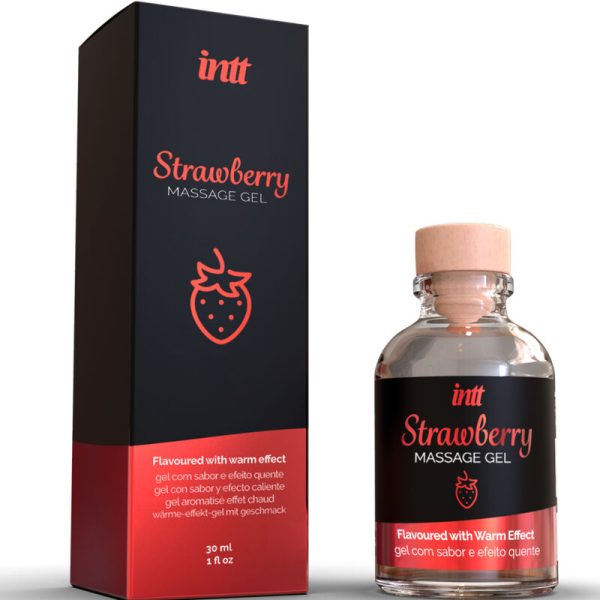 INTT MASSAGE  ORAL SEX - HOT EFFECT STRAWBERRY FLAVOR MASSAGE GEL - Image 2