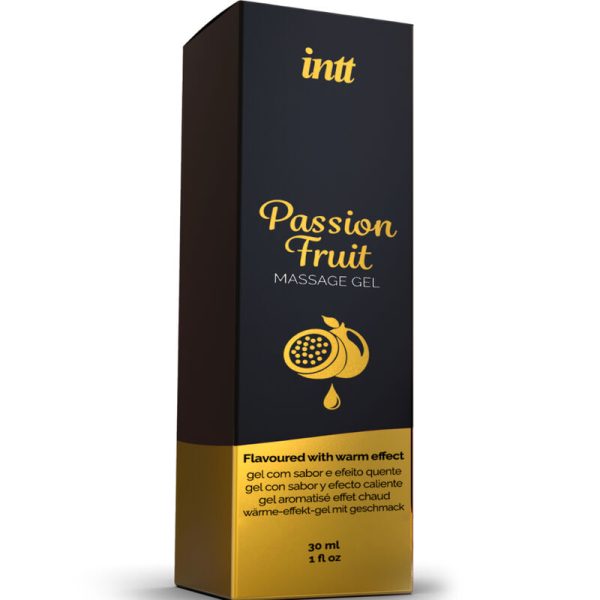 INTT MASSAGE  ORAL SEX - PASSION FRUIT FLAVORED MASSAGE GEL WITH HEAT EFFECT - Image 3