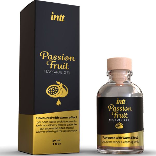 INTT MASSAGE  ORAL SEX - PASSION FRUIT FLAVORED MASSAGE GEL WITH HEAT EFFECT - Image 2