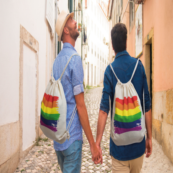 PRIDE - COTTON LGBT FLAG BACKPACK - Image 2