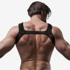 FETISH SUBMISSIVE ATTITUDE - NEOPRENE CHEST HARNESS FOR MEN SIZE L