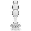 NEBULA SERIES BY IBIZA - MODELO 1 PLUG CRISTAL TRANSPARENTE 10.5 CM -O- 3 CM
