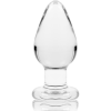 NEBULA SERIES BY IBIZA - MODELO 3 PLUG CRISTAL TRANSPARENTE 11 CM -O- 5 CM