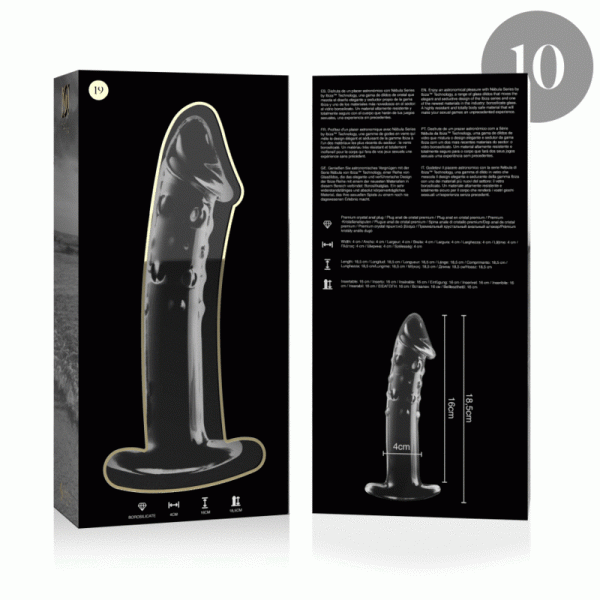 NEBULA SERIES BY IBIZA - MODELO 19 DILDO CRISTAL TRANSPARENTE 18.5 CM -O- 4 CM - Image 4