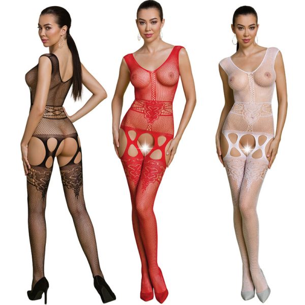 PASSION - ECO COLLECTION BODYSTOCKING ECO BS014 NEGRO - Image 5