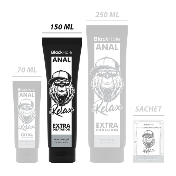 BLACK HOLE - WATER BASE GEL ANAL DILATION 150 ML - Image 2