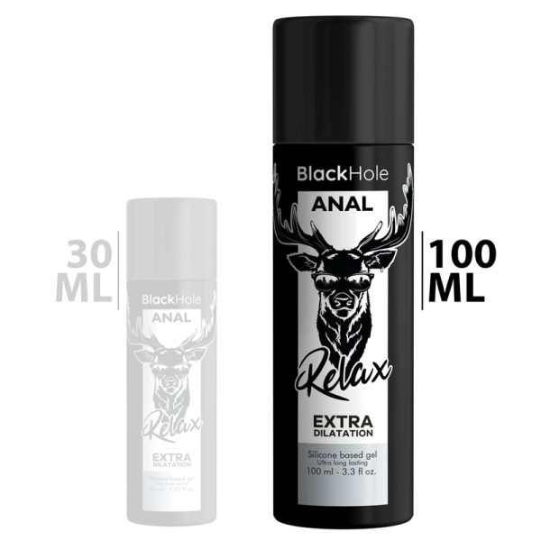 BLACK HOLE - GEL SILICONE BASE ANAL DILATION 100 ML - Image 2