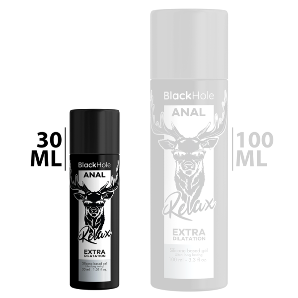 BLACK HOLE - GEL SILICONE BASE ANAL DILATION 30 ML - Image 2