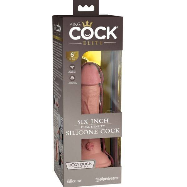 KING COCK - ELITE REALISTIC SILICONE DILDO 15.2 CM - Image 5