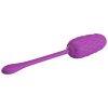 PRETTY LOVE - VIBRATING EGG WITH PURPLE RECHARGEABLE MARINE TEXTURE