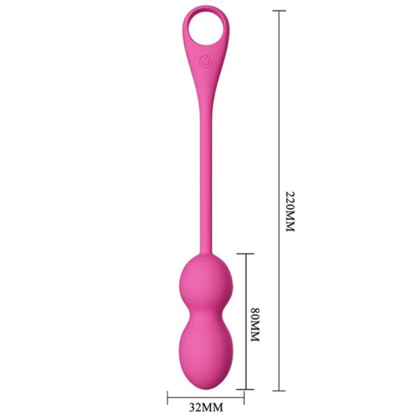 PRETTY LOVE - ELVIRA PINK RECHARGEABLE VIBRATING BALLS - Image 4