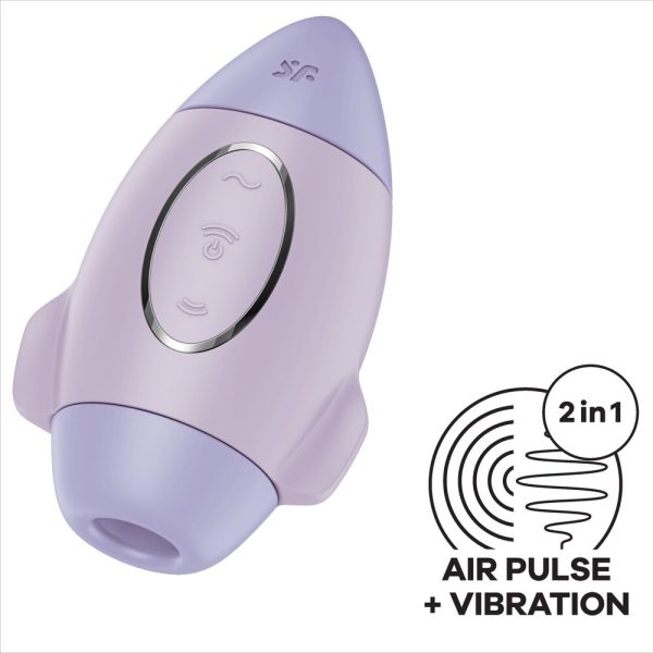 SATISFYER - MISSION CONTROL LILA VIBRADOR PEQUEÑO DE DOBLE IMPULSO - Image 4