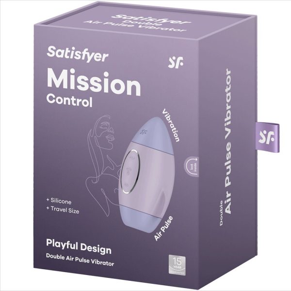 SATISFYER - MISSION CONTROL LILA VIBRADOR PEQUEÑO DE DOBLE IMPULSO - Image 5